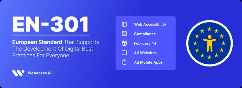 EN 301 549 European accessibility standard
