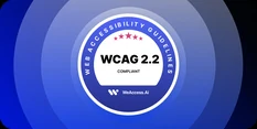 Selo de conformidade com as WCAG 2.2