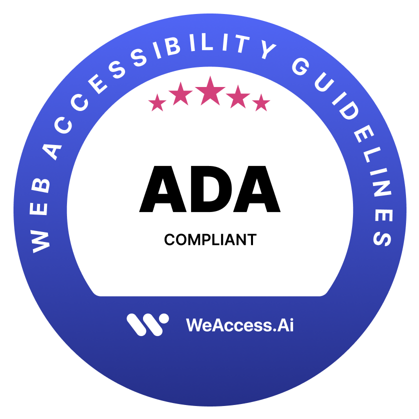 ADA accessibility compliance banner