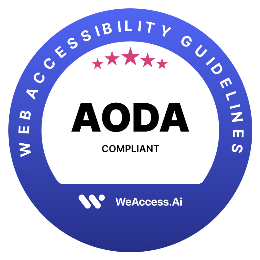 AODA accessibility compliance banner